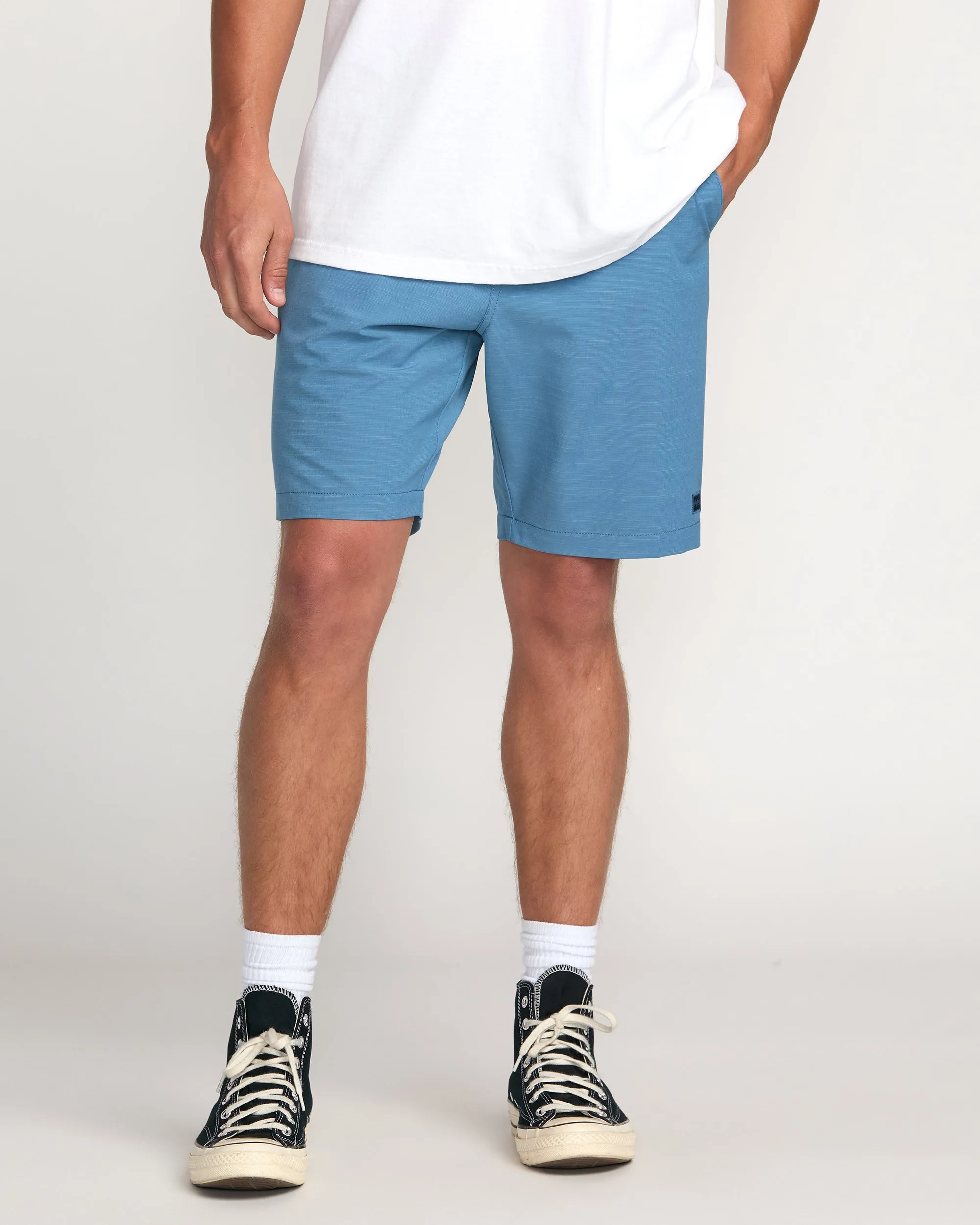 Crossfire Submersible 19" Hybrid Shorts - Carolina Blue Billabong