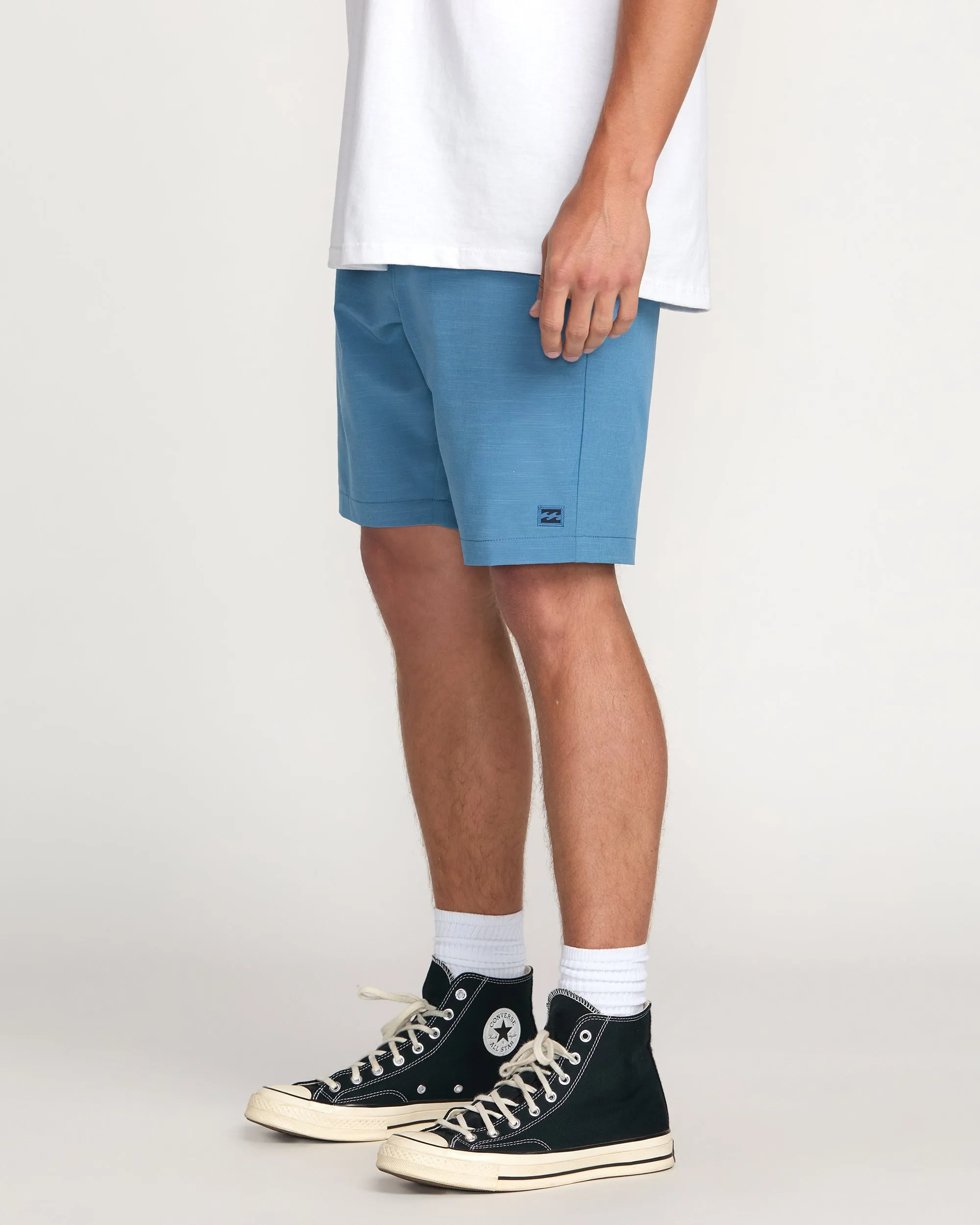Crossfire Submersible 19" Hybrid Shorts - Carolina Blue Billabong