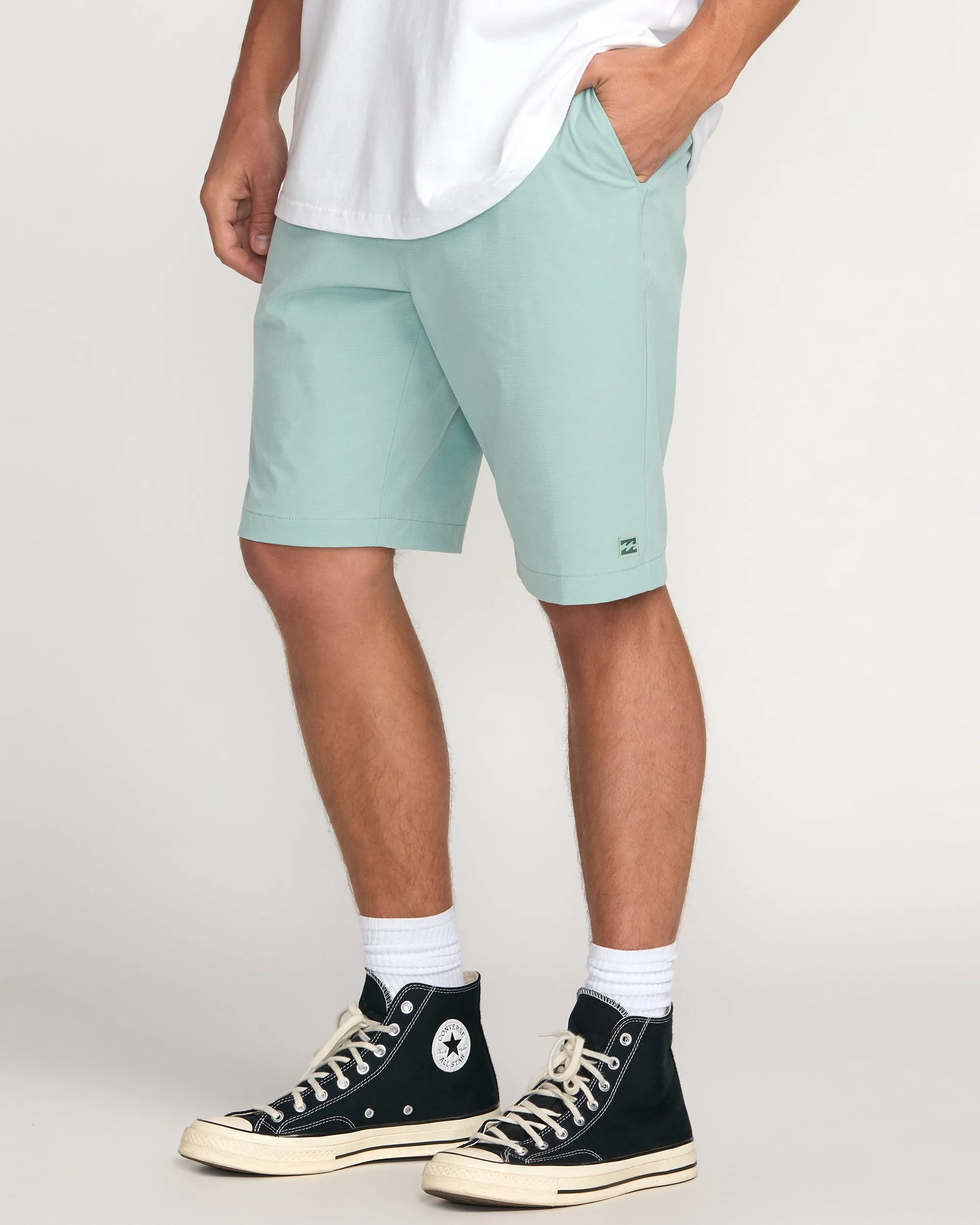 Crossfire Submersible 21" Hybrid Shorts - Seafoam Billabong