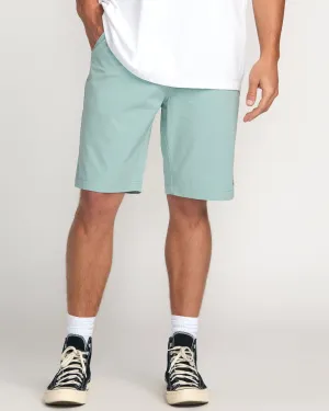 Crossfire Submersible 21" Hybrid Shorts - Seafoam Billabong