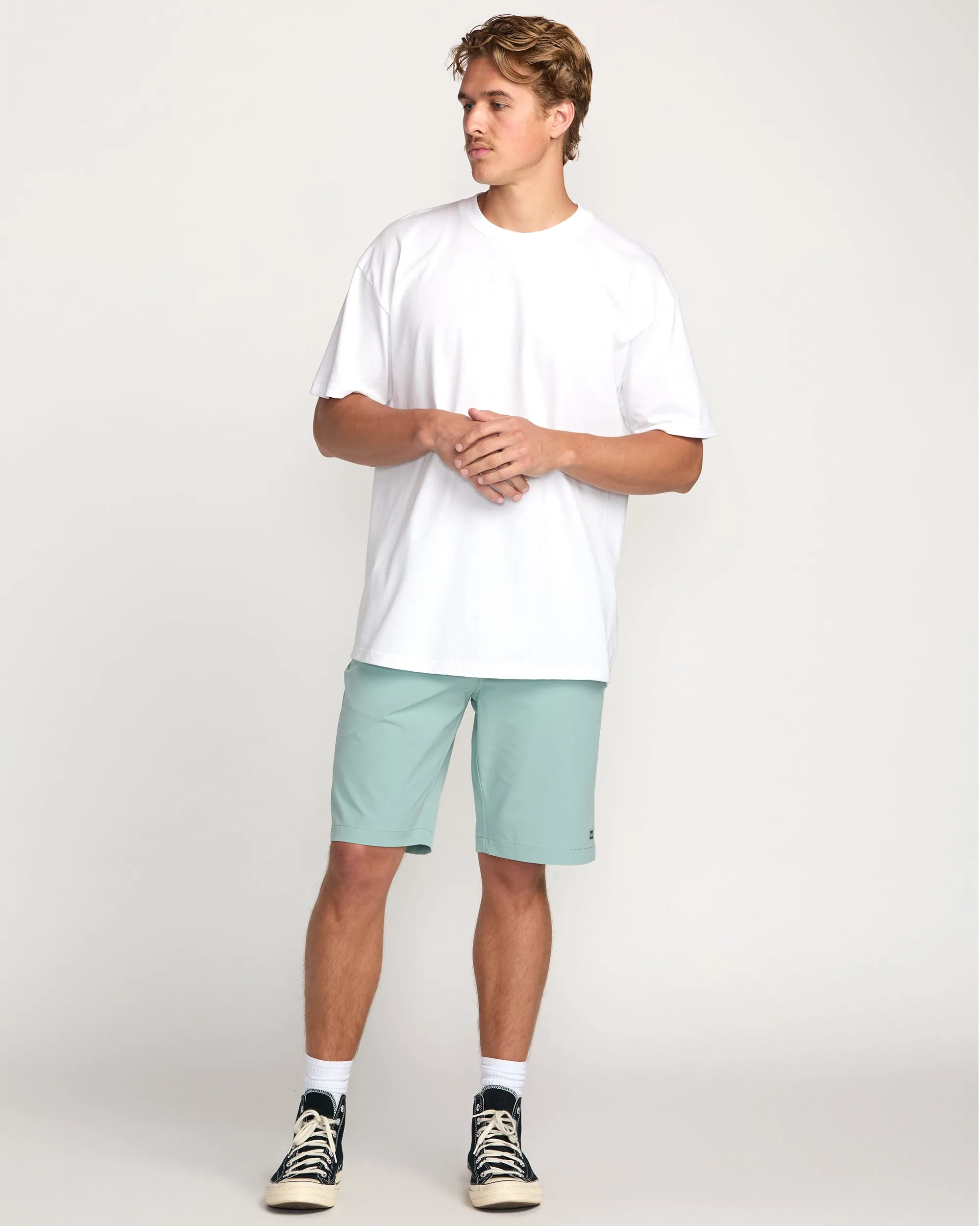 Crossfire Submersible 21" Hybrid Shorts - Seafoam Billabong