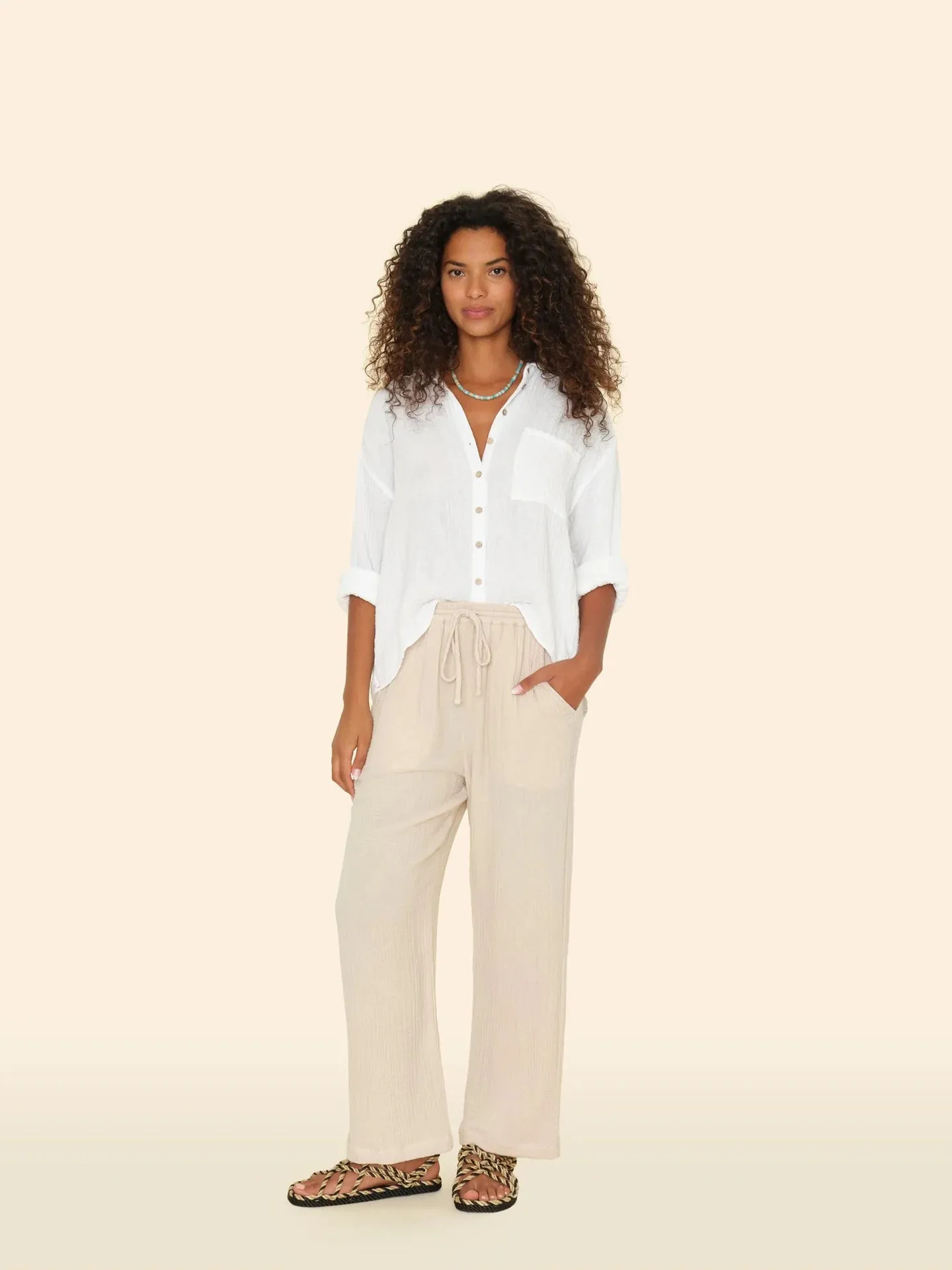 Devon Pant in Silver Slate