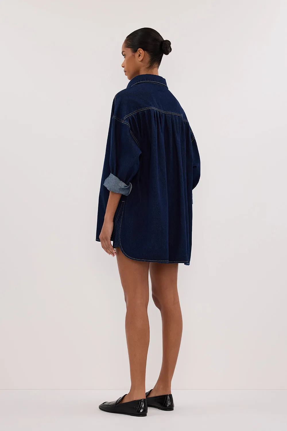 Dissh FINN INDIGO DENIM SHORT
