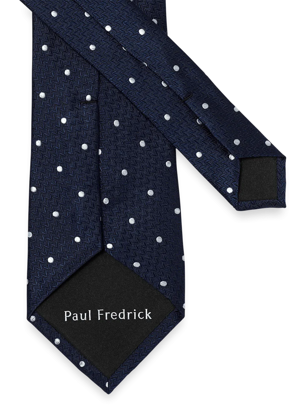 Dot Woven Silk Tie - Gold