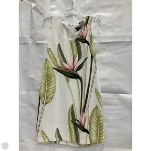 Dress Casual Midi By Ann Taylor In White, Size: 4