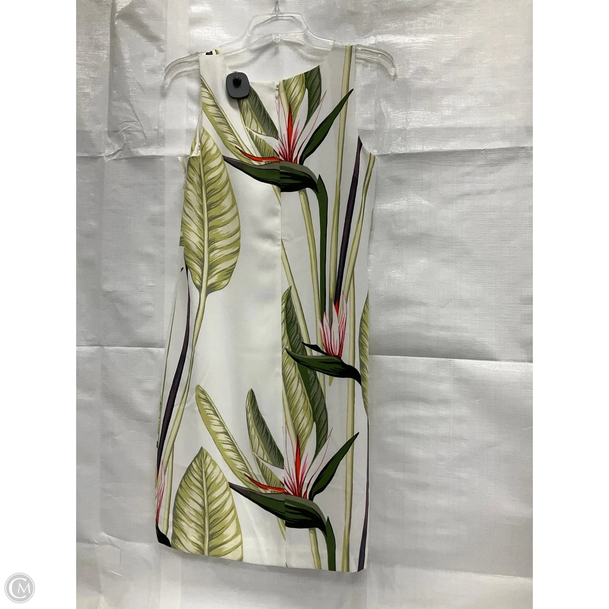 Dress Casual Midi By Ann Taylor In White, Size: 4