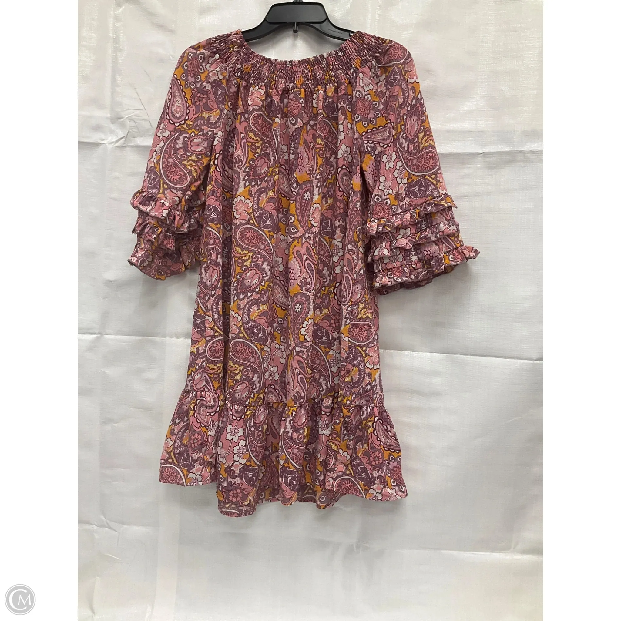 Dress Casual Short By Clothes Mentor In Paisley Print, Size: S