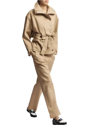 Drew Utility Jacket in Khaki