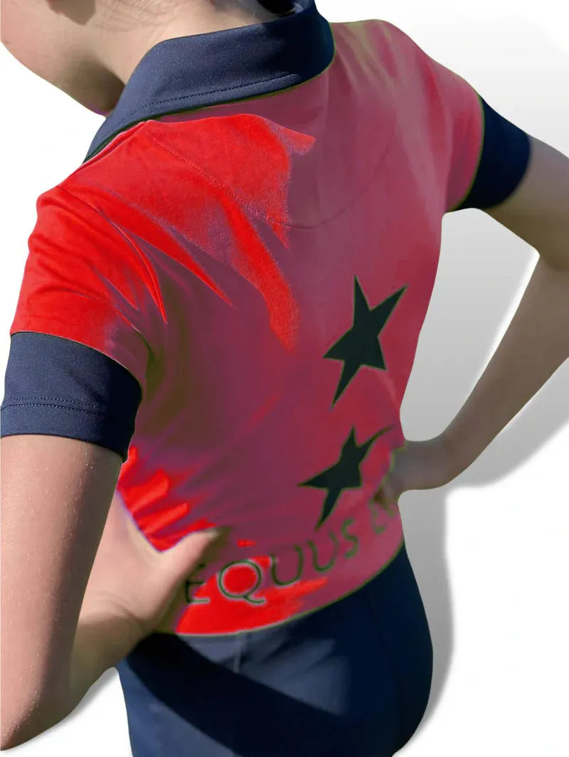 Equus Elite Kids Matching Polo (Red)