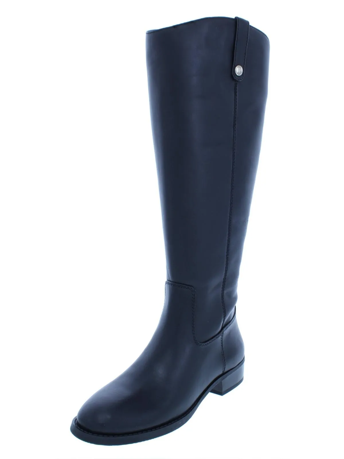 Fawne Womens Wide Calf Leather Riding Boots