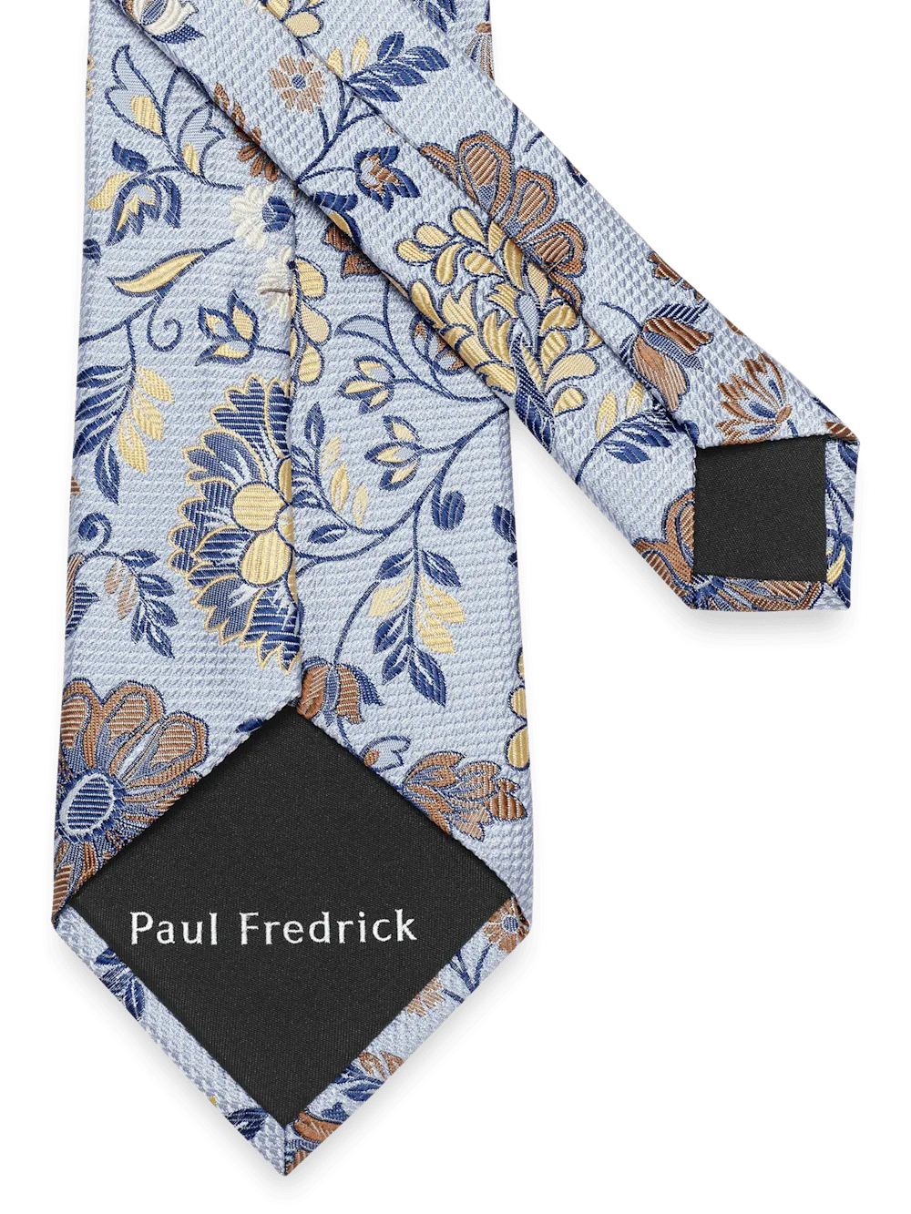 Floral Woven Silk Tie - Blue Multi