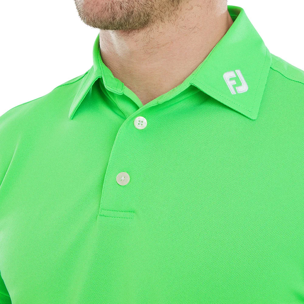 FootJoy Stretch Pique Solid Polo Shirt - Green