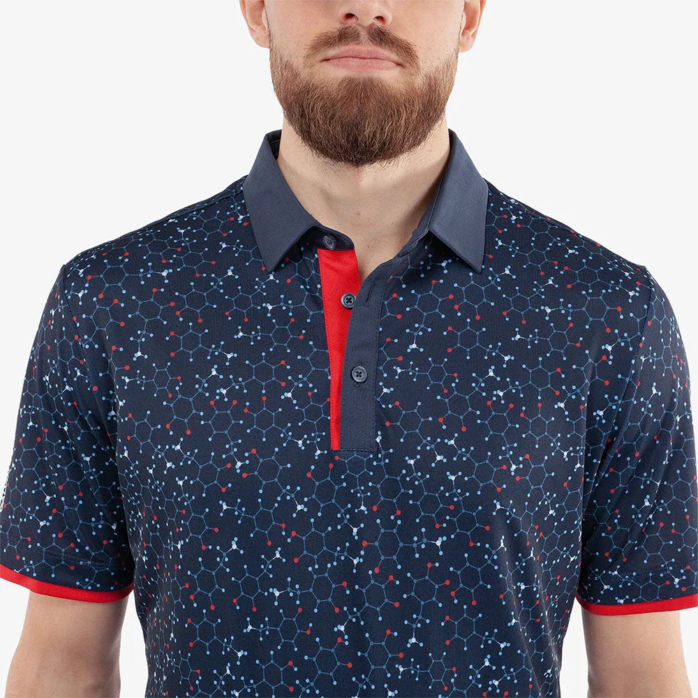 Galvin Green Mannix Polo Shirt - Navy/Red