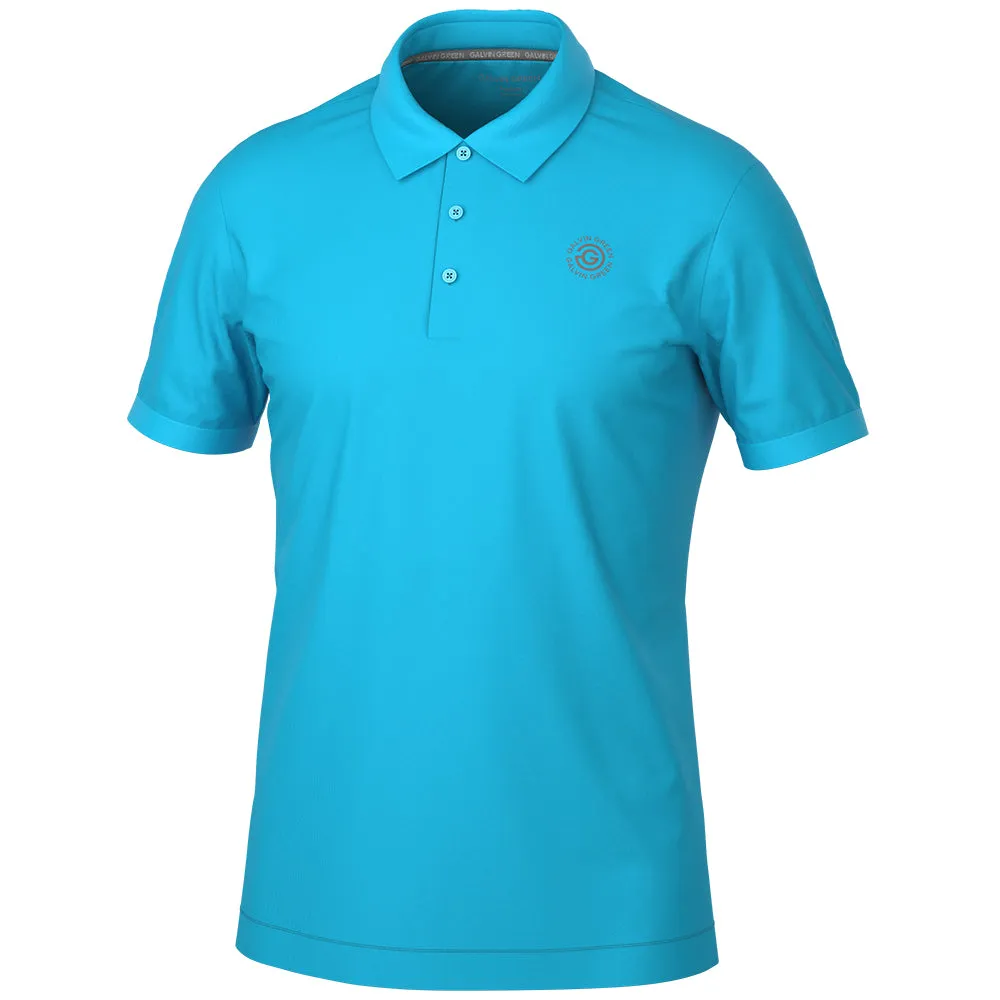Galvin Green Maximilian Polo Shirt - Aqua