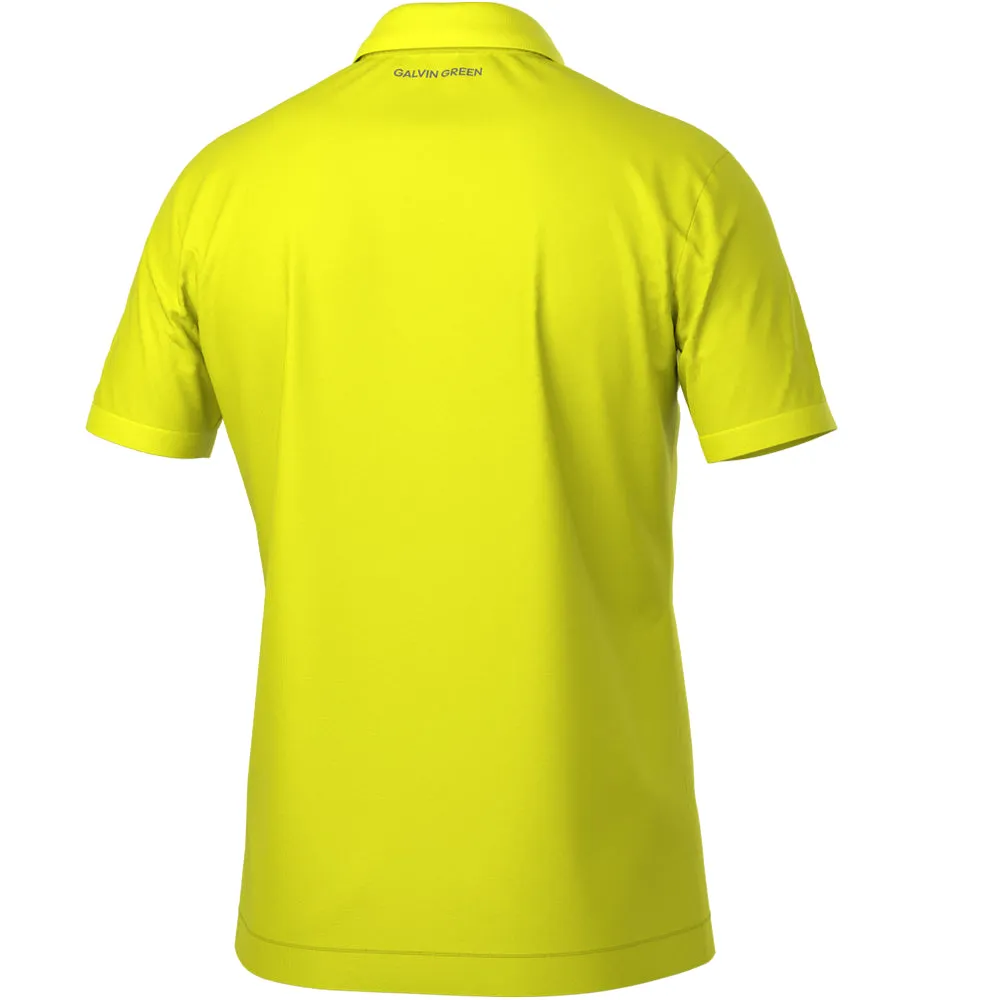Galvin Green Maximilian Polo Shirt - Sunny Lime