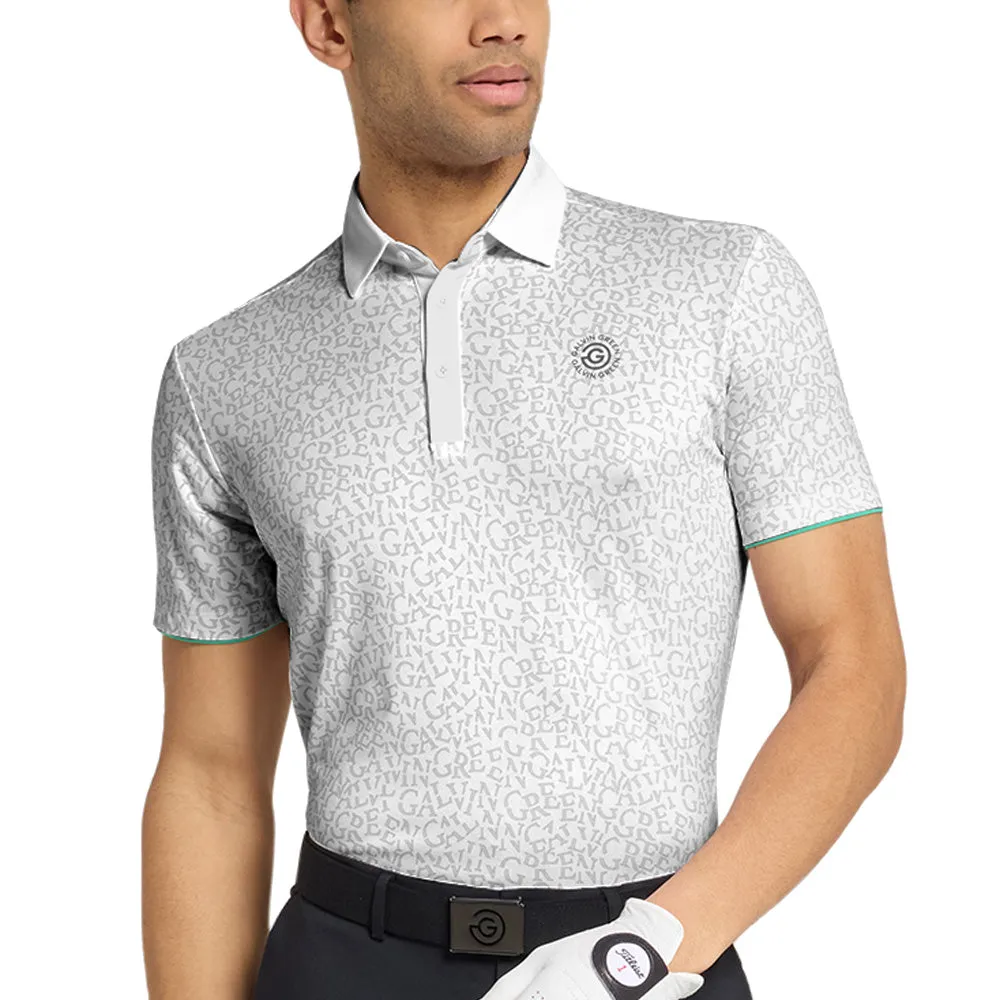 Galvin Green Milton Polo Shirt - White/Golf Green