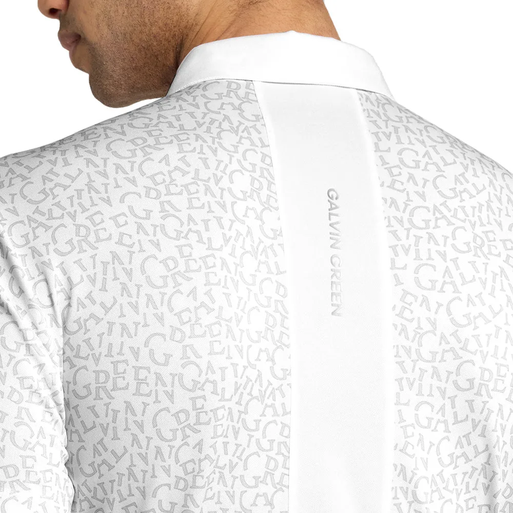 Galvin Green Milton Polo Shirt - White/Golf Green
