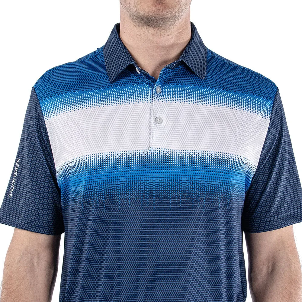 Galvin Green Mirca Ventil8  Polo Shirt - Navy/White/Blue