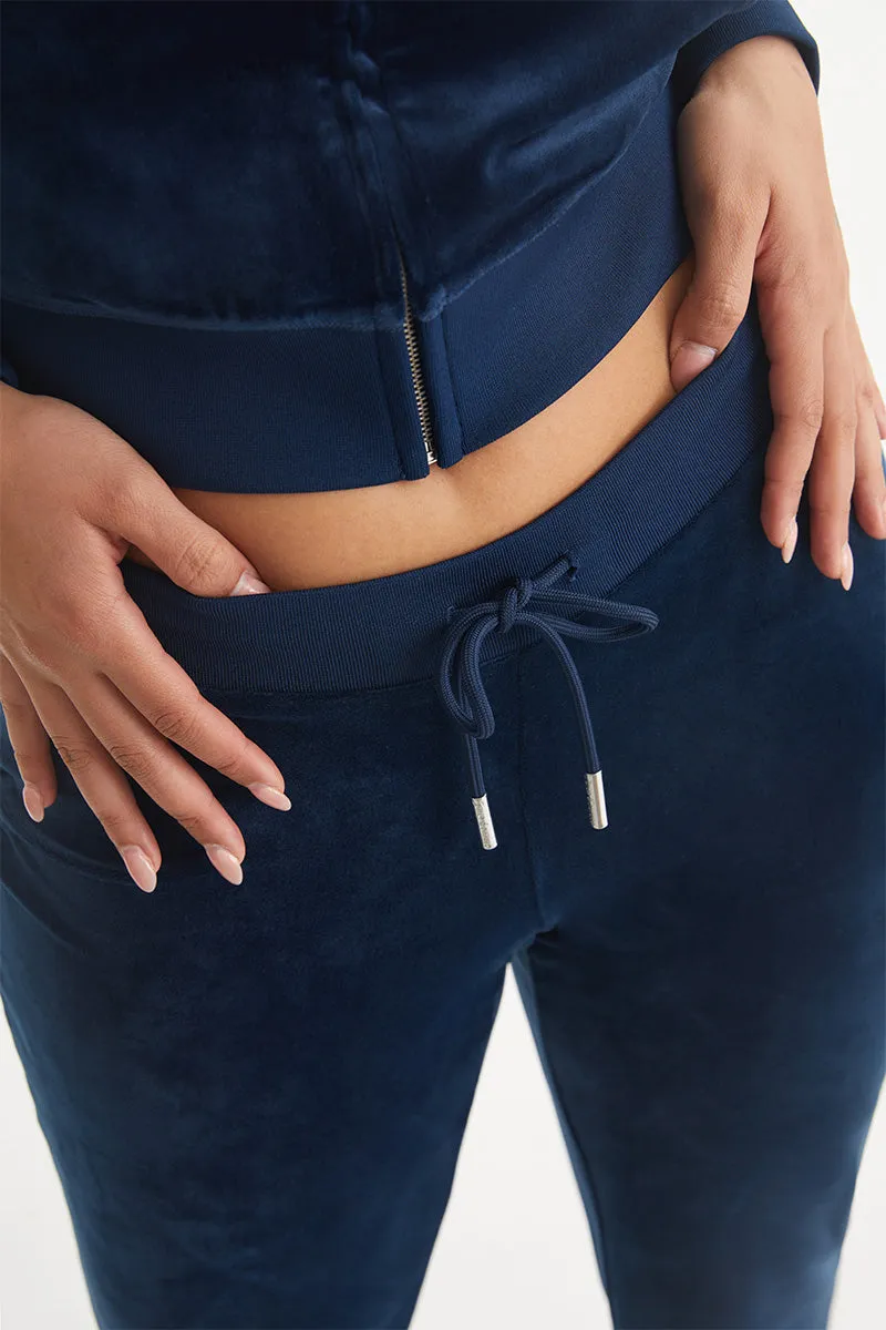 Gemini Customizable Big Bling Velour Track Pants Juicy Couture