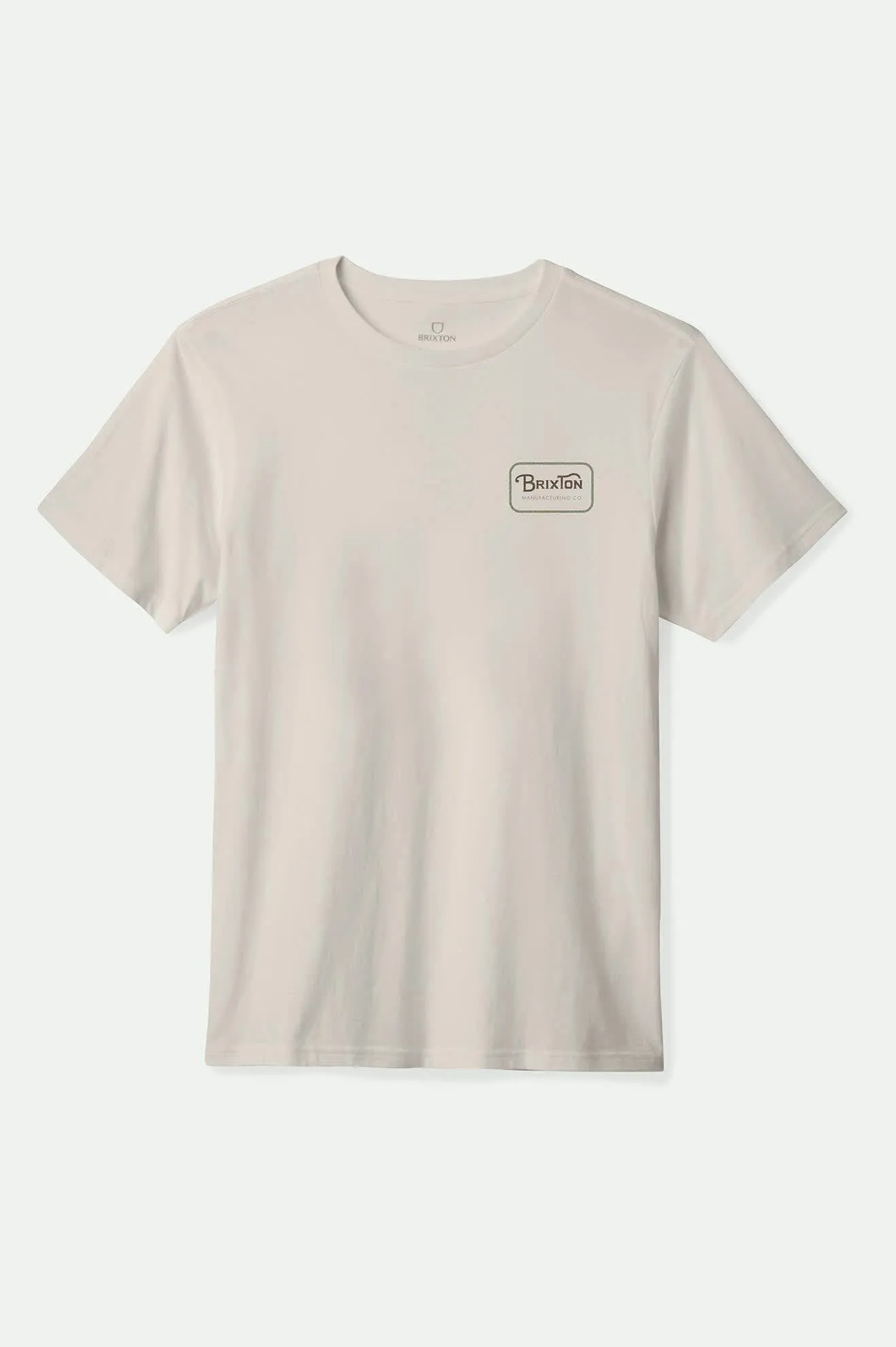 Grade S/S Standard T-Shirt - Cream/Dark Brown/Washed Olive Brixton