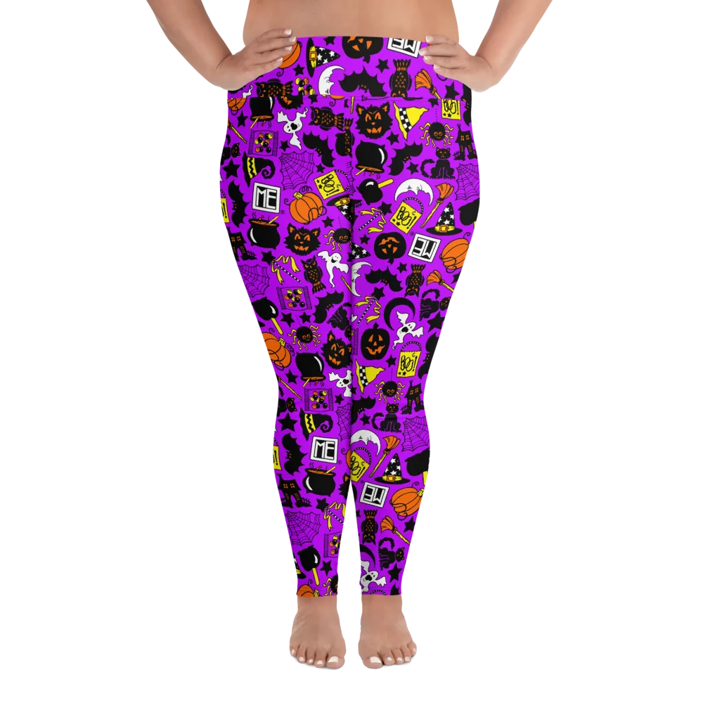 Halloween Icons Plus Size Leggings