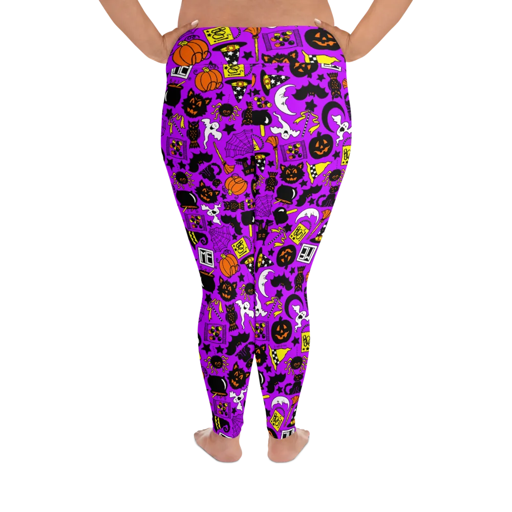 Halloween Icons Plus Size Leggings