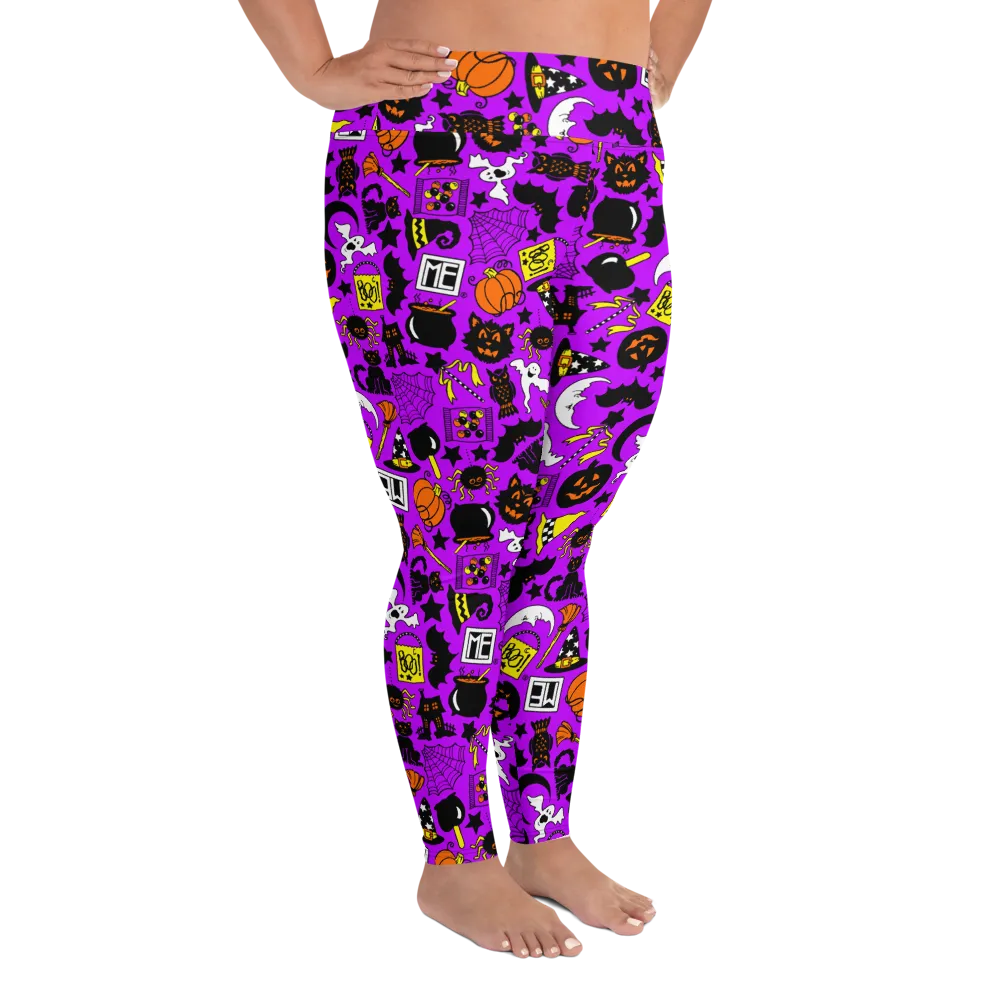 Halloween Icons Plus Size Leggings