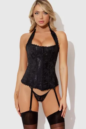 Hollywood Dream Halter Corset by Frederick's of Hollywood