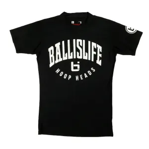 Hoop Head Compression Tee in Black Ballislife