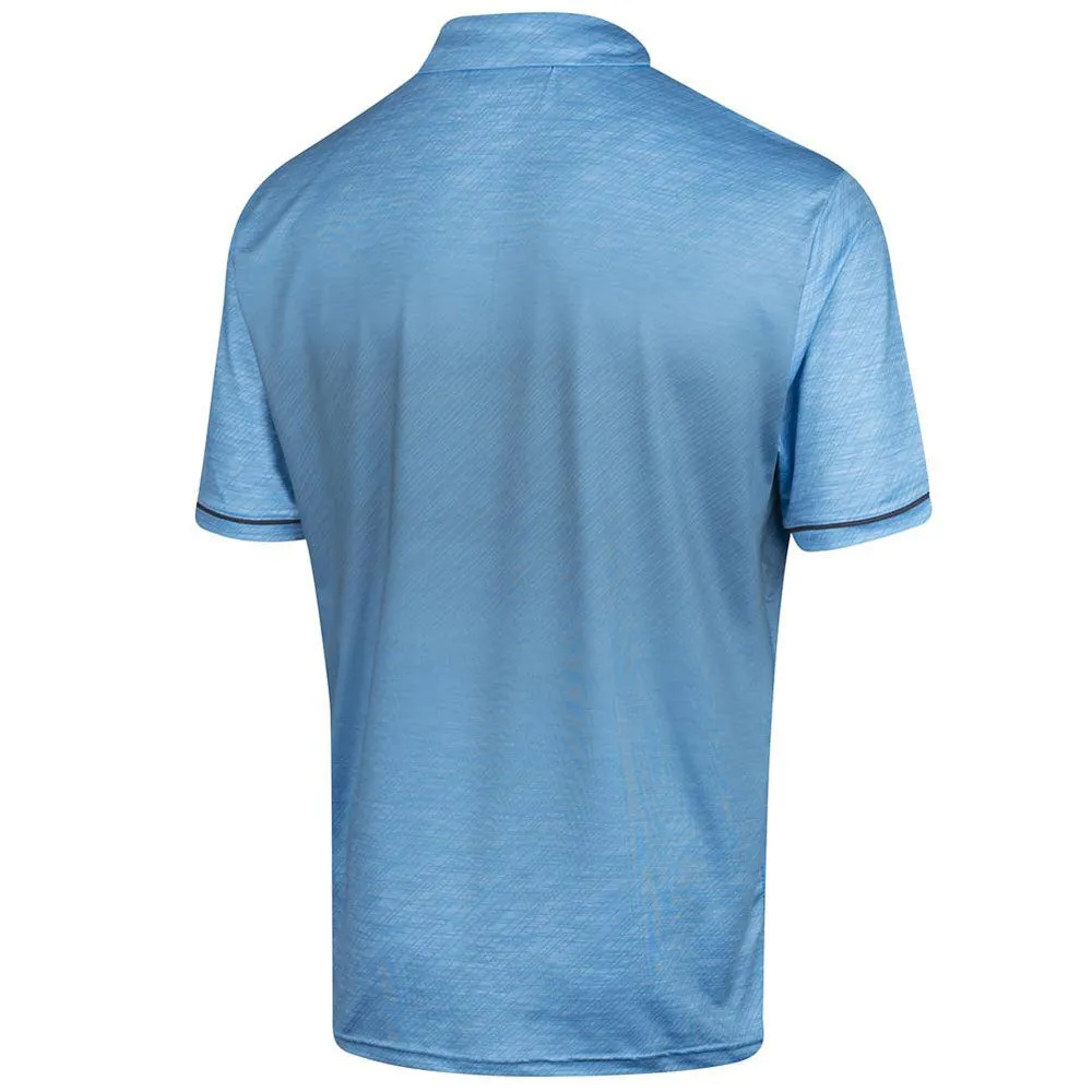 Island Green Gradient Print Polo Shirt - Aqua Marl