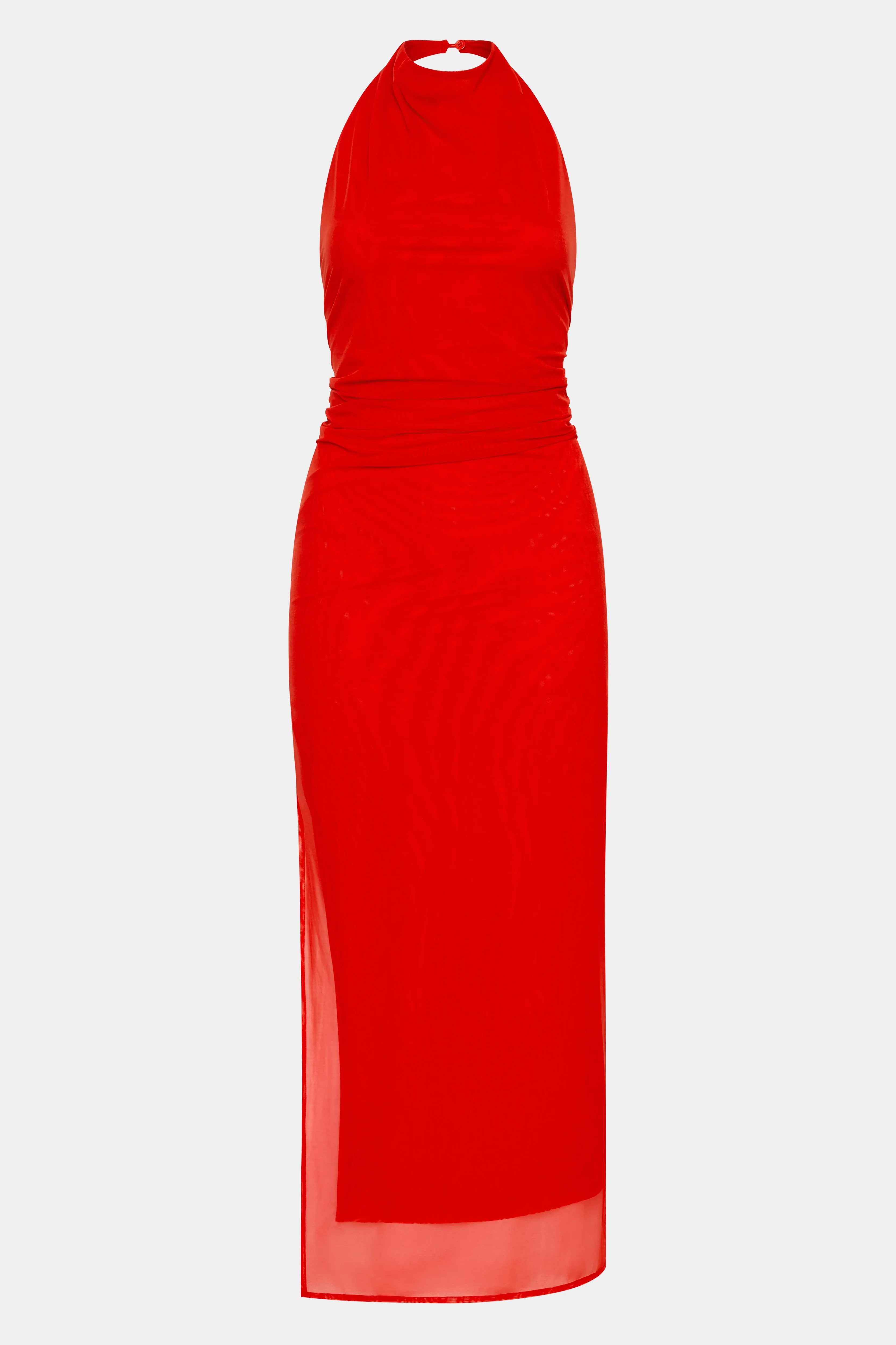 Jacques Mesh Halter Midi Dress SIR