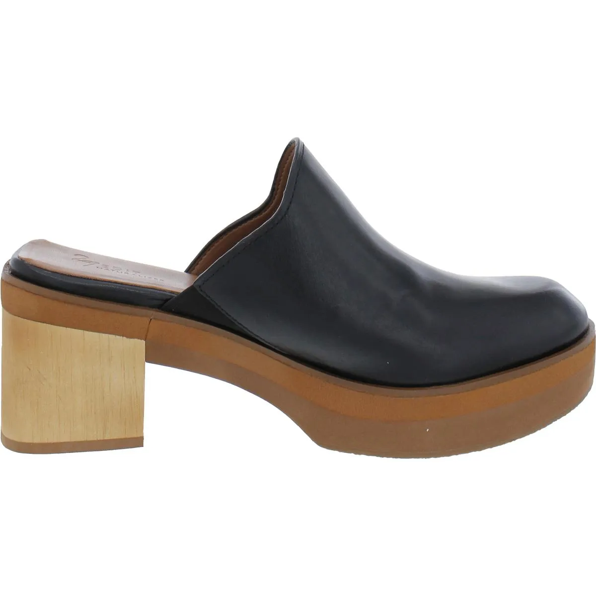 Katrese Womens Leather Slip On Mules