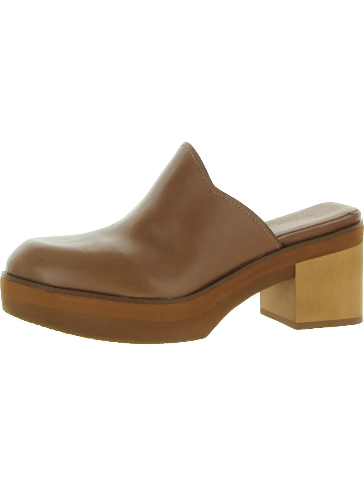 Katrese Womens Leather Slip On Mules