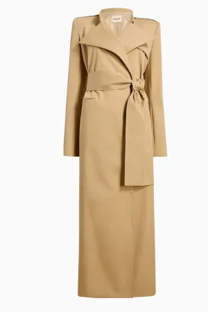 KHAITE Maxwell Coat - Wheat KHAITE