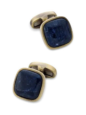 Lapis Stone Cufflinks - Blue