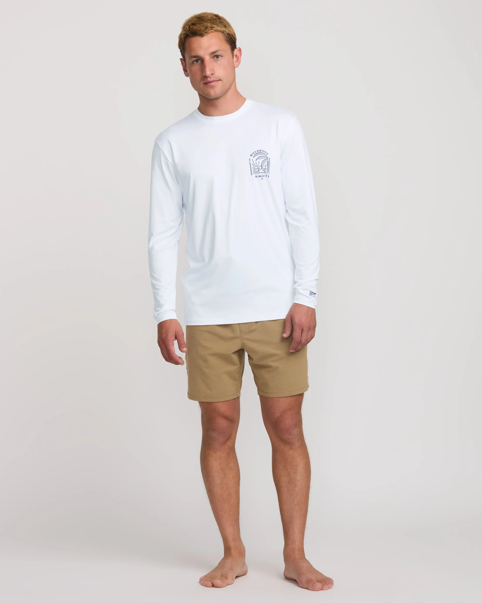 Last Night Loose Fit Long Sleeve Surf Tee - White Billabong