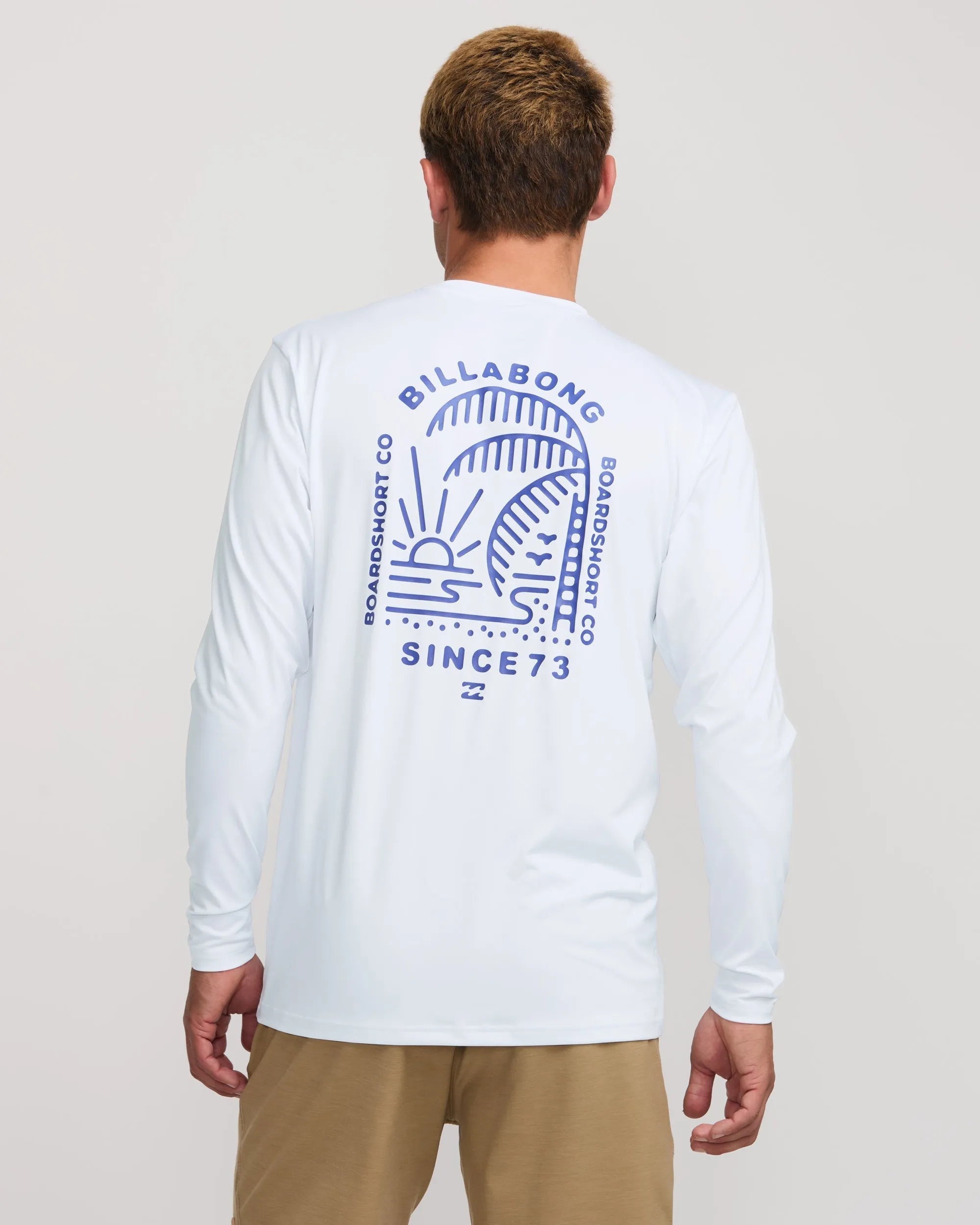 Last Night Loose Fit Long Sleeve Surf Tee - White Billabong