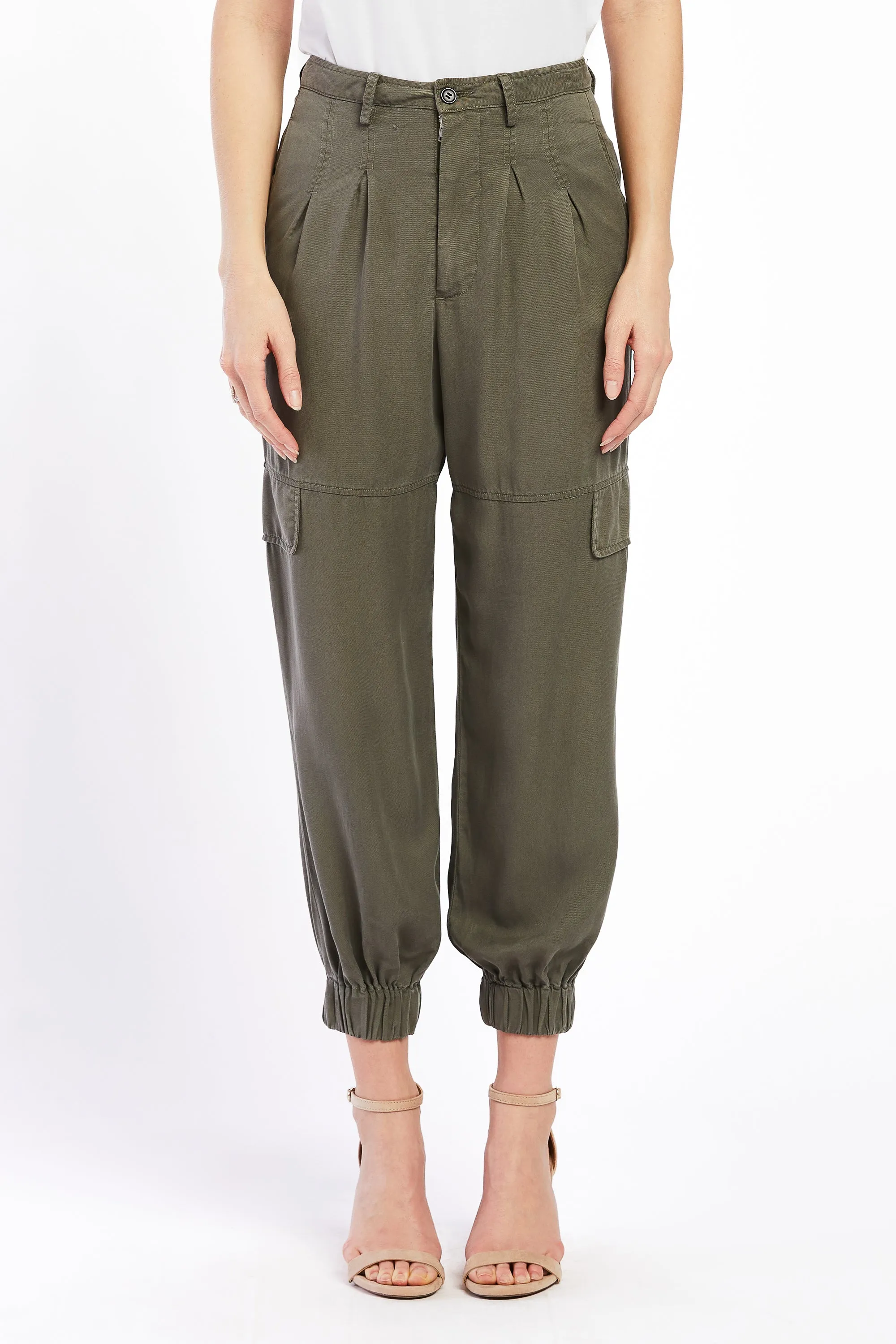 Laurent Soft Cargo Jogger Pants