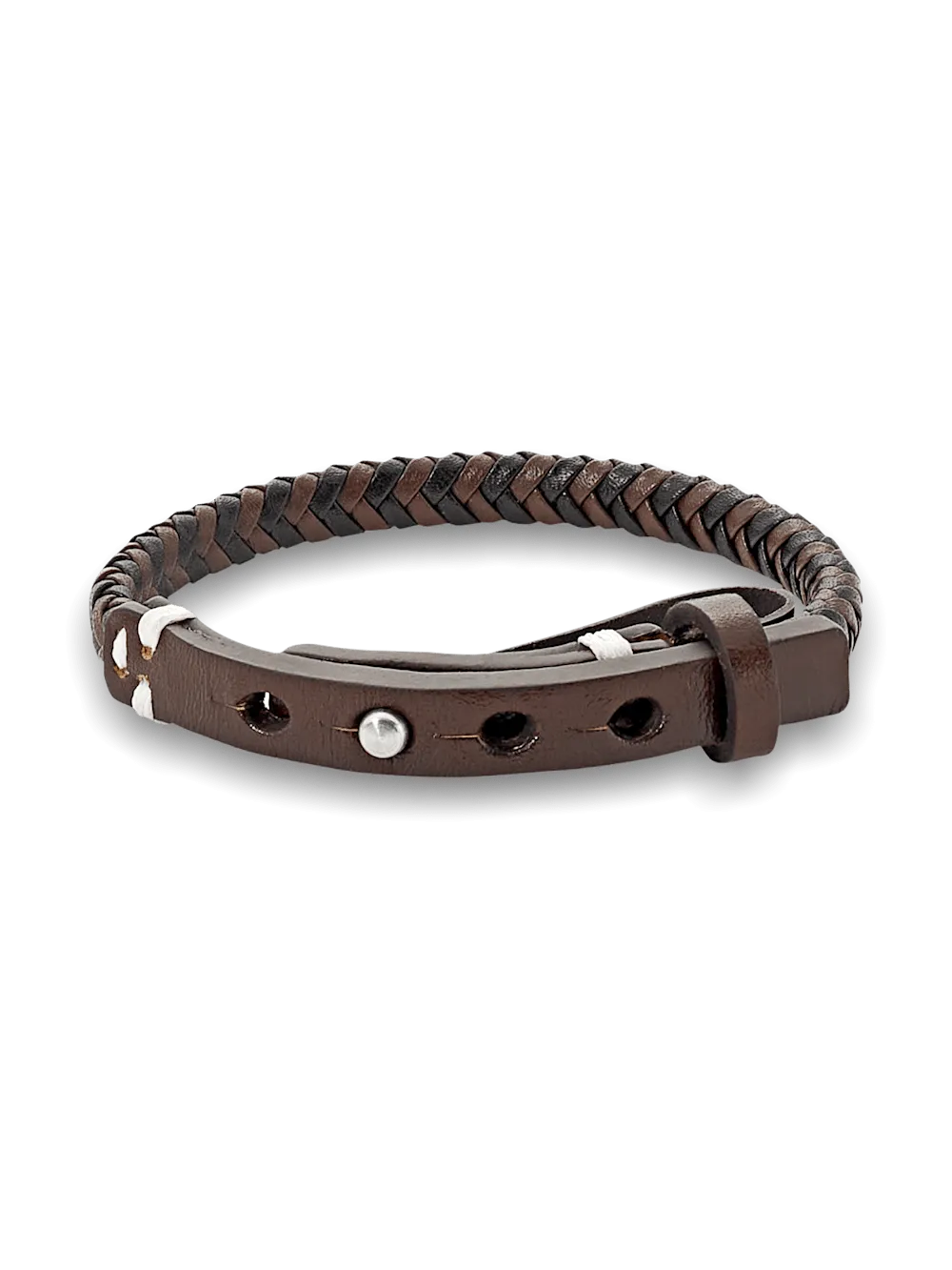 Leather Bracelet - Black/brown