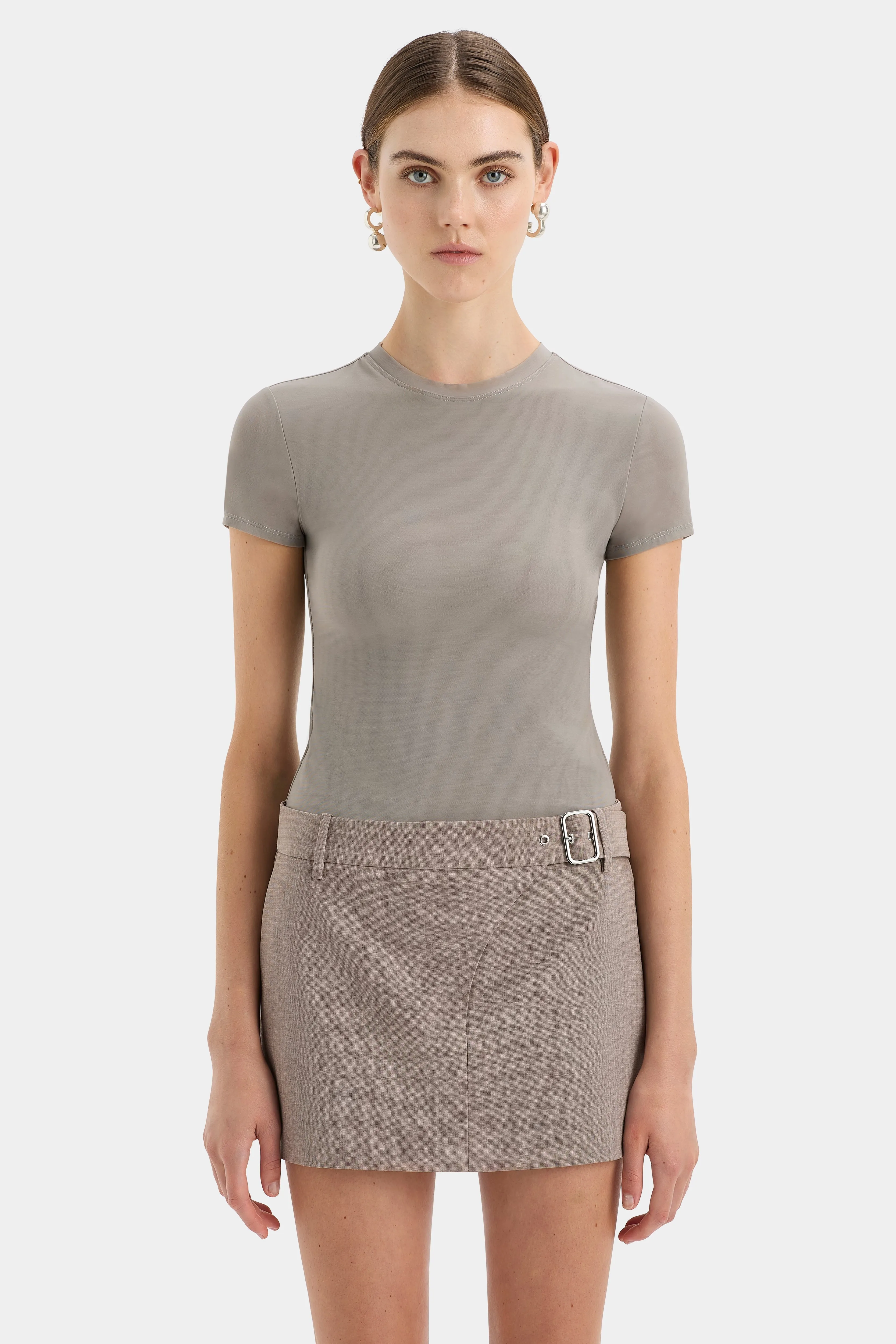 Leonardo Belted Mini Skirt SIR