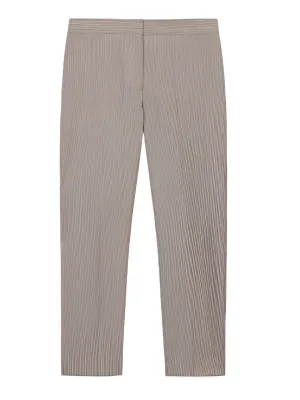 Lexington Trouser in Taupe Pintripe
