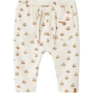 Lil'Atelier Coconut Milk Boat Nbmlavo Eko Loose Pants Lil