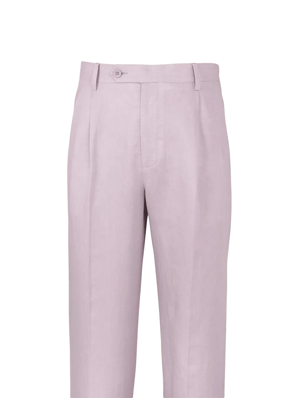 Linen Chambray Twill Pants - Apricot