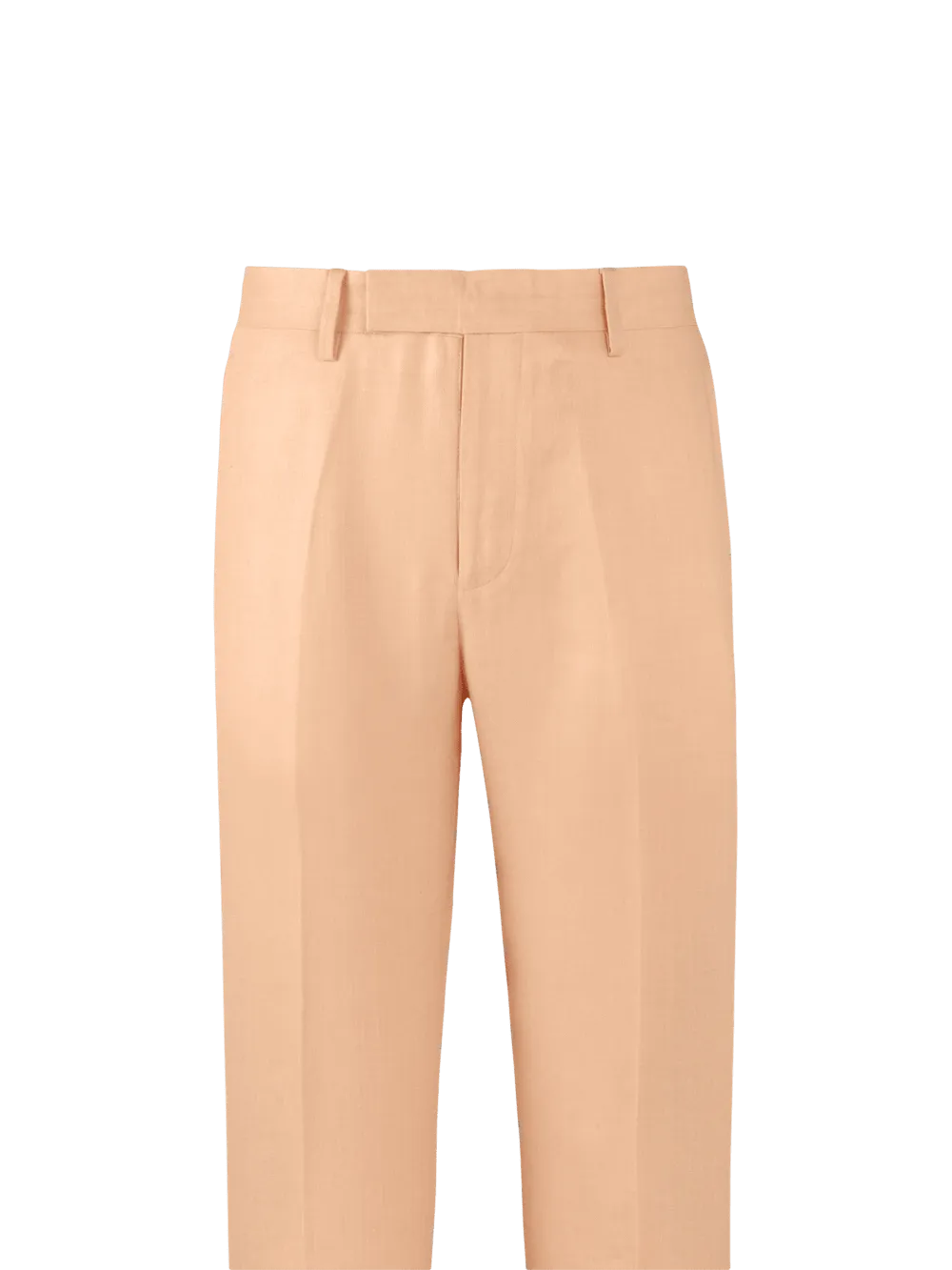 Linen Chambray Twill Pants - Apricot