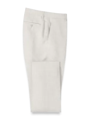 Linen Chambray Twill Pants - Ivory