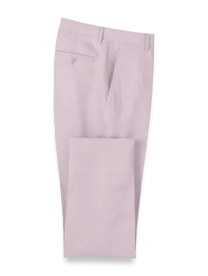 Linen Chambray Twill Pants - Light Purple