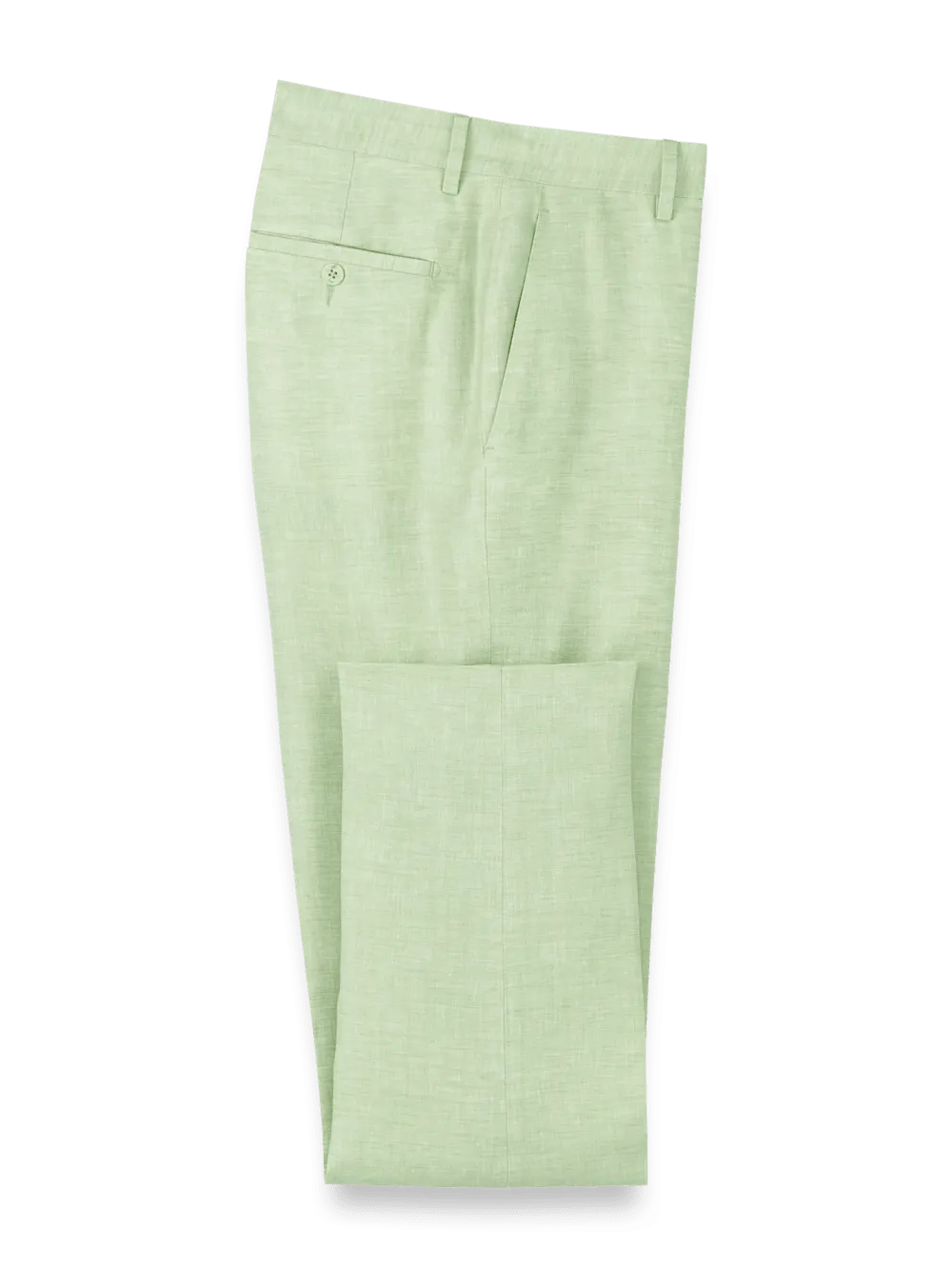 Linen Chambray Twill Pants - Mint