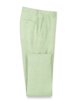Linen Chambray Twill Pants - Mint