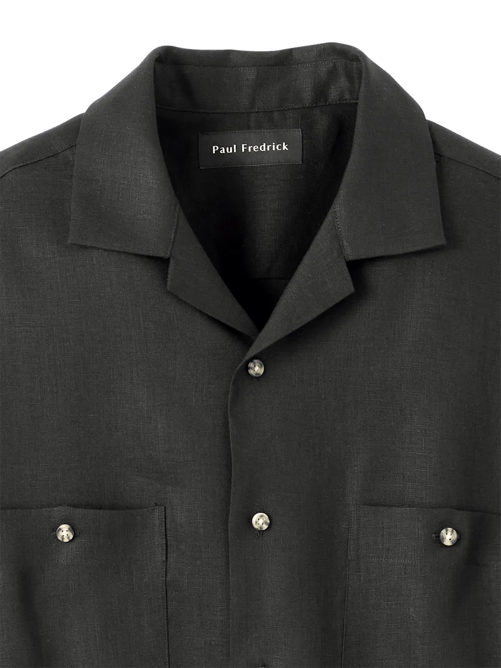 Linen Solid Casual Shirt - Black