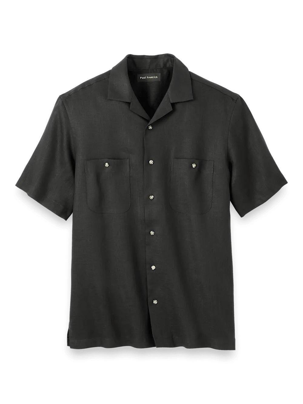 Linen Solid Casual Shirt - Black